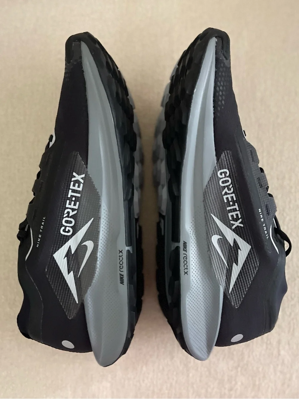 Size 11 - Nike Pegasus Trail 5 Gore-Tex GTX Black Wolf Grey FQ0908-001 Men’s NEW